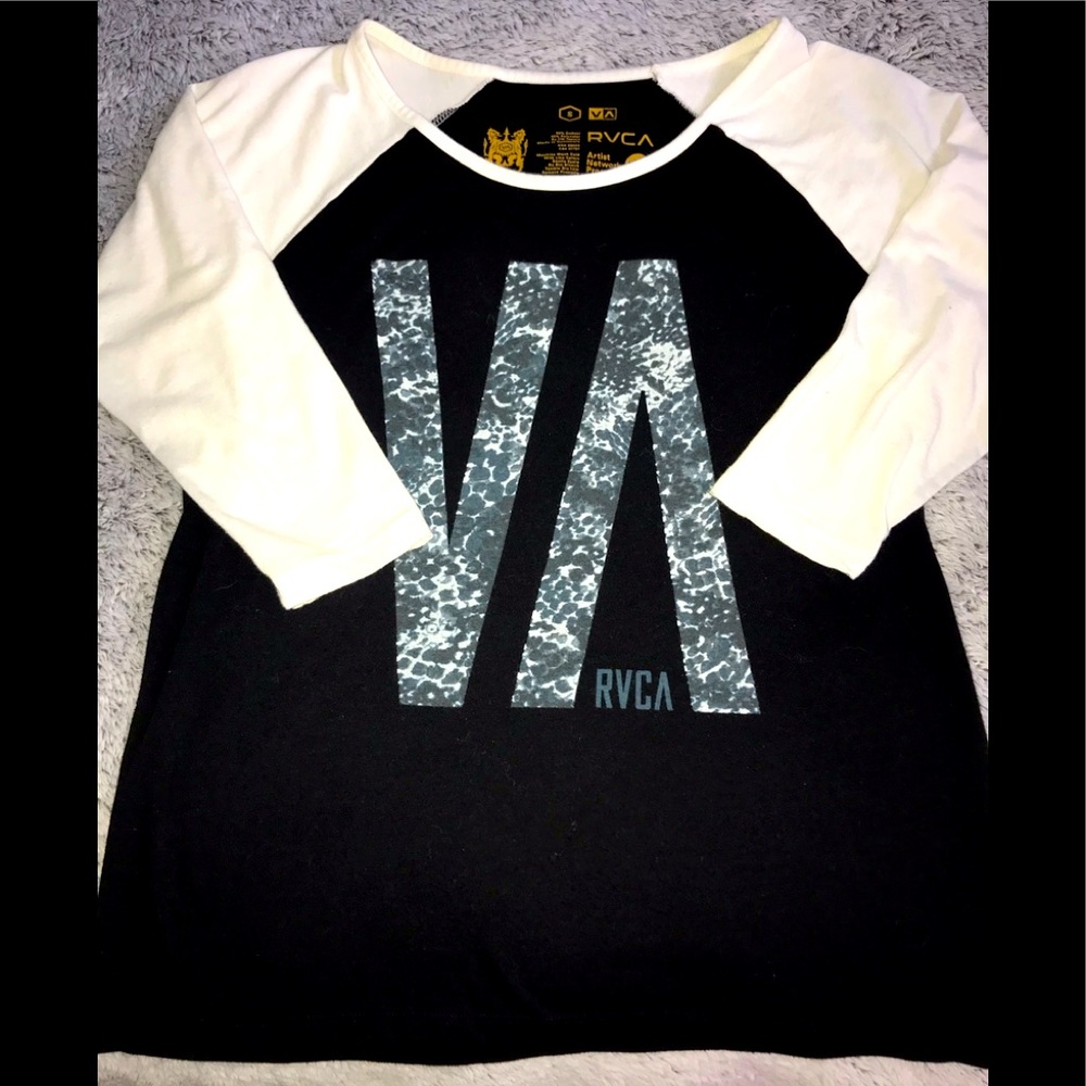 RVCA Women’s 3/4 Sleeve T-Shirt - Small